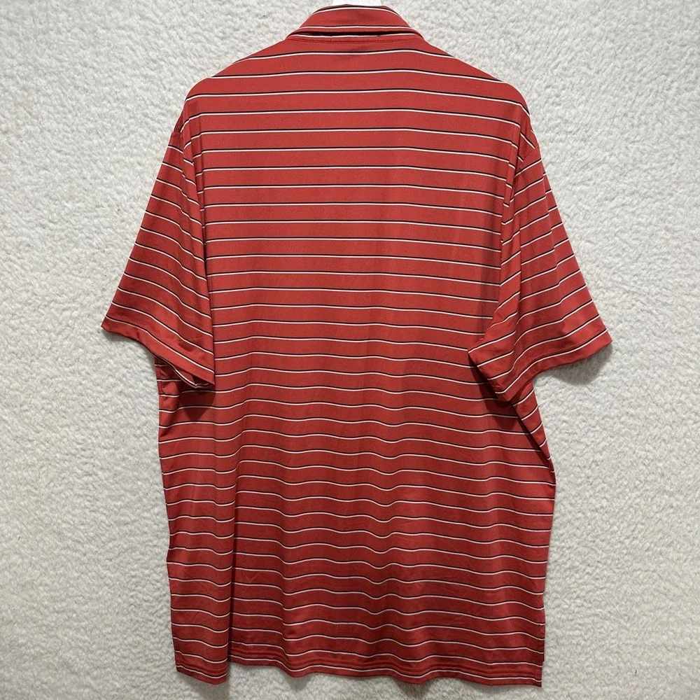 RLX Ralph Lauren Men's Golf‎ Polo Shirt Size XL Red Wyndham Championship Logo